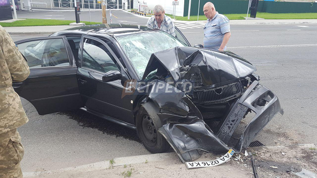 В Киеве военные прокуроры попали в серьезное ДТП