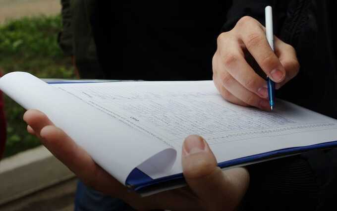 В Псковской области начали собирать подписи в поддержку Надеждина, используя для этого импровизированные пункты, в том числе "на пеньках"