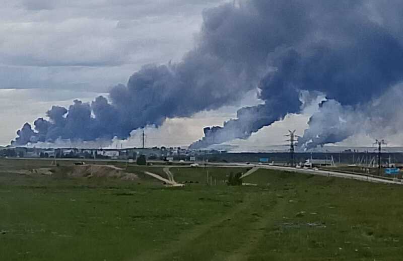 В интернете появились спутниковые фотографии разрушений на авиабазе в Иркутской области