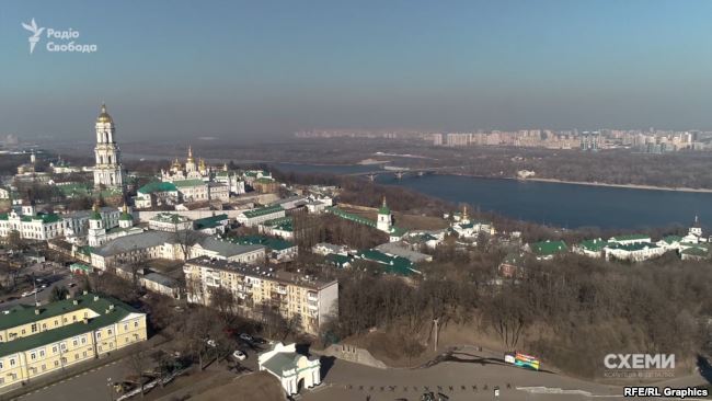 Печерські пагорби, де розташований люнет