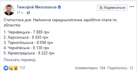 Милованов назвал пять областей с самыми низкими зарплатами 01 rkihhieeidetglv