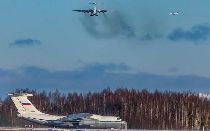 Над Тверью у президентского борта отключились трасподеры